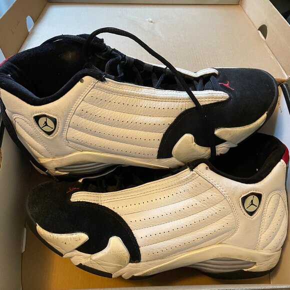 Jordan 14 Retro Black Toe - Size 10 Mens - Picture 1 of 5